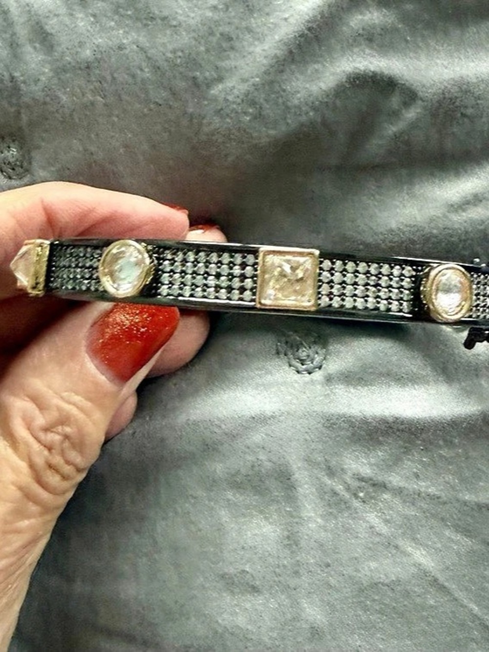 Park Lane Bauble Bracelet in Hematite & Gold NWT